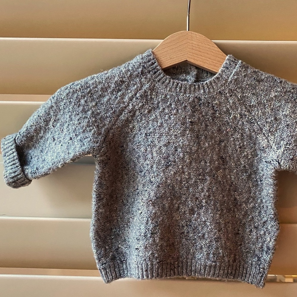 Zara Rustic Blended Knit Sweater + Ribbed Knit Leggings